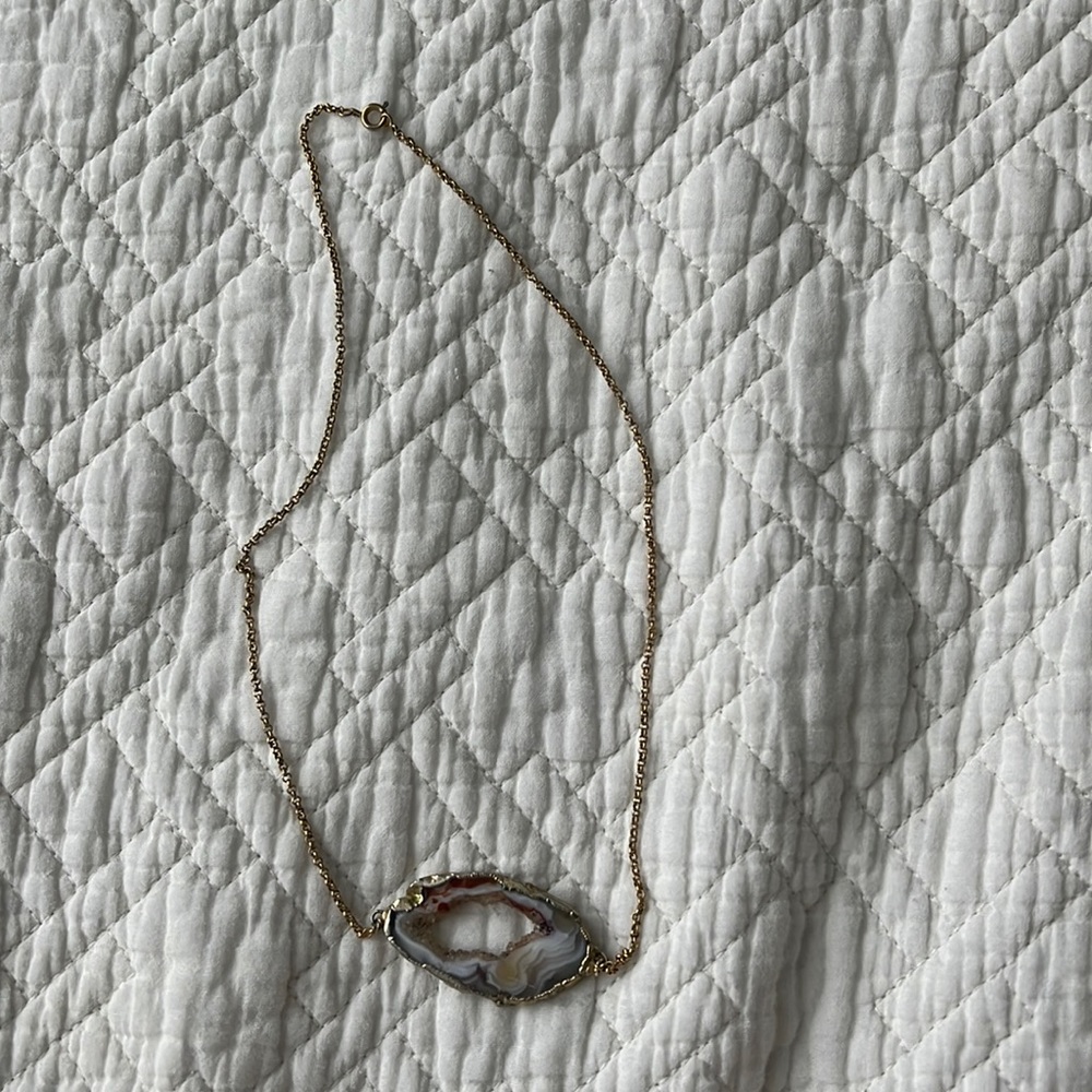 Short Stone Necklace EUC
